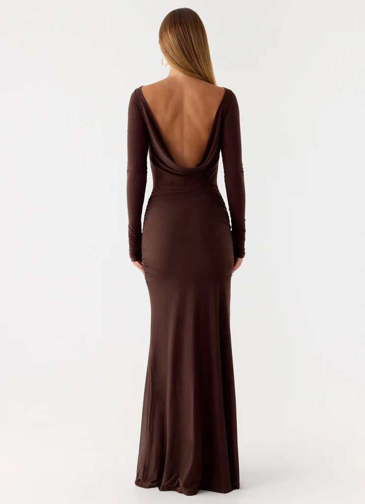 Robe Maxi Dray - Chocolat