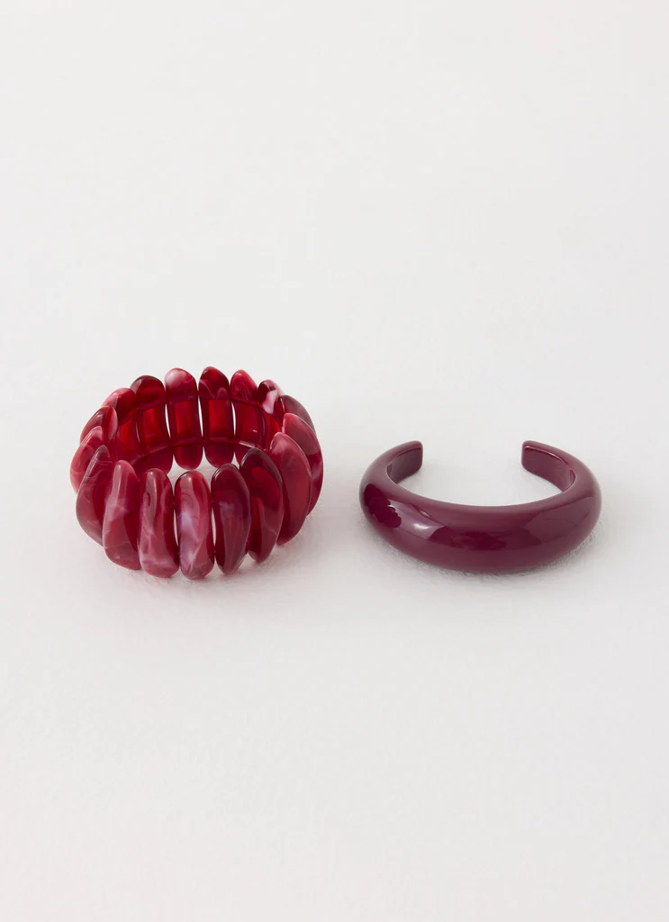 Bracelets Aurea - Rouge
