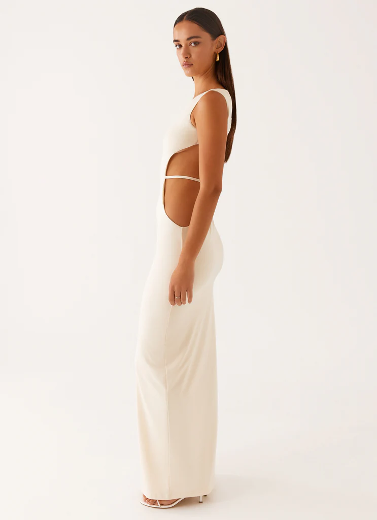 Robe maxi Sutton - Jaune