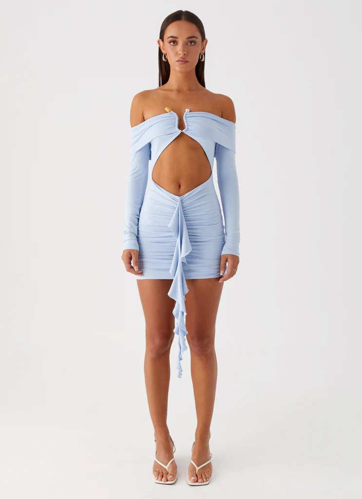Robe Mini Aniston - Bleu