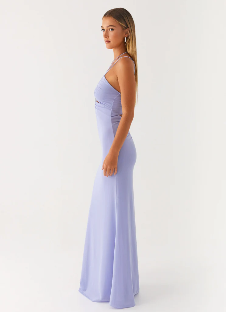 Roberta Robe Maxi – Bleu Gris Roberta Robe Maxi - Bleu Gris
