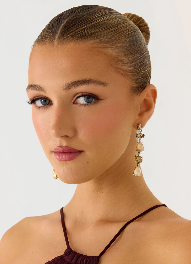 Boucles d'oreilles Soleil Shade - Taupe