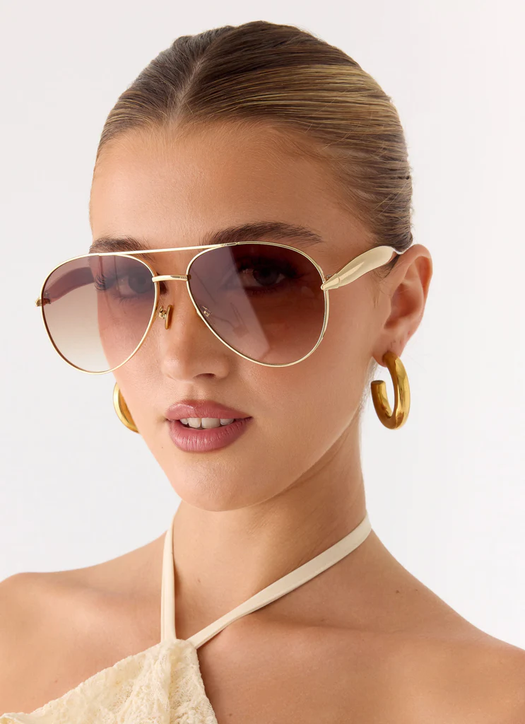 Lunettes de soleil Phase Out - Marron