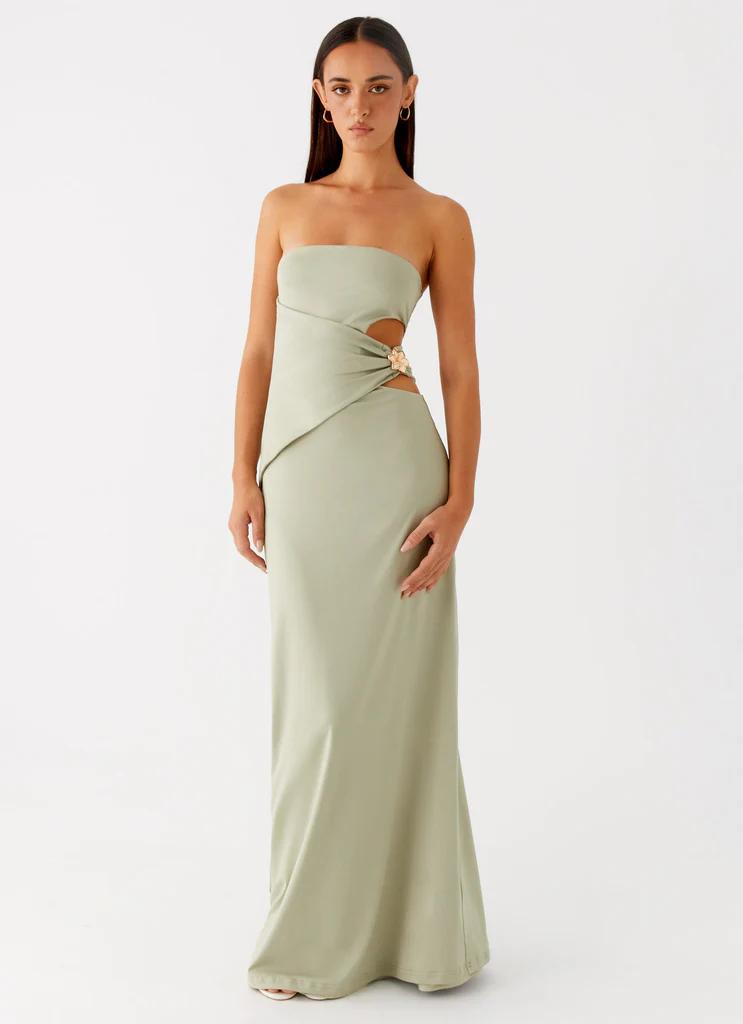 Robe Maxi Anetta - Sauge
