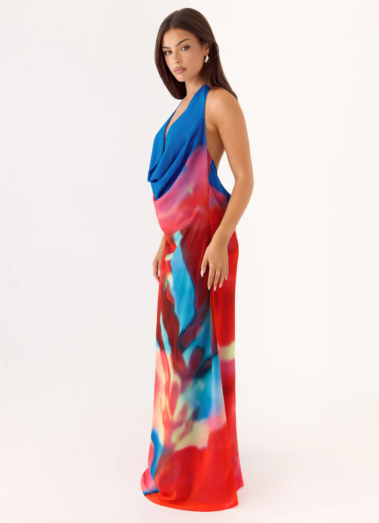 Robe Mayu Maxi - Pétale de Crépuscule