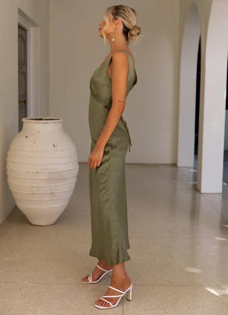 Robe Midi Loren - Kaki
