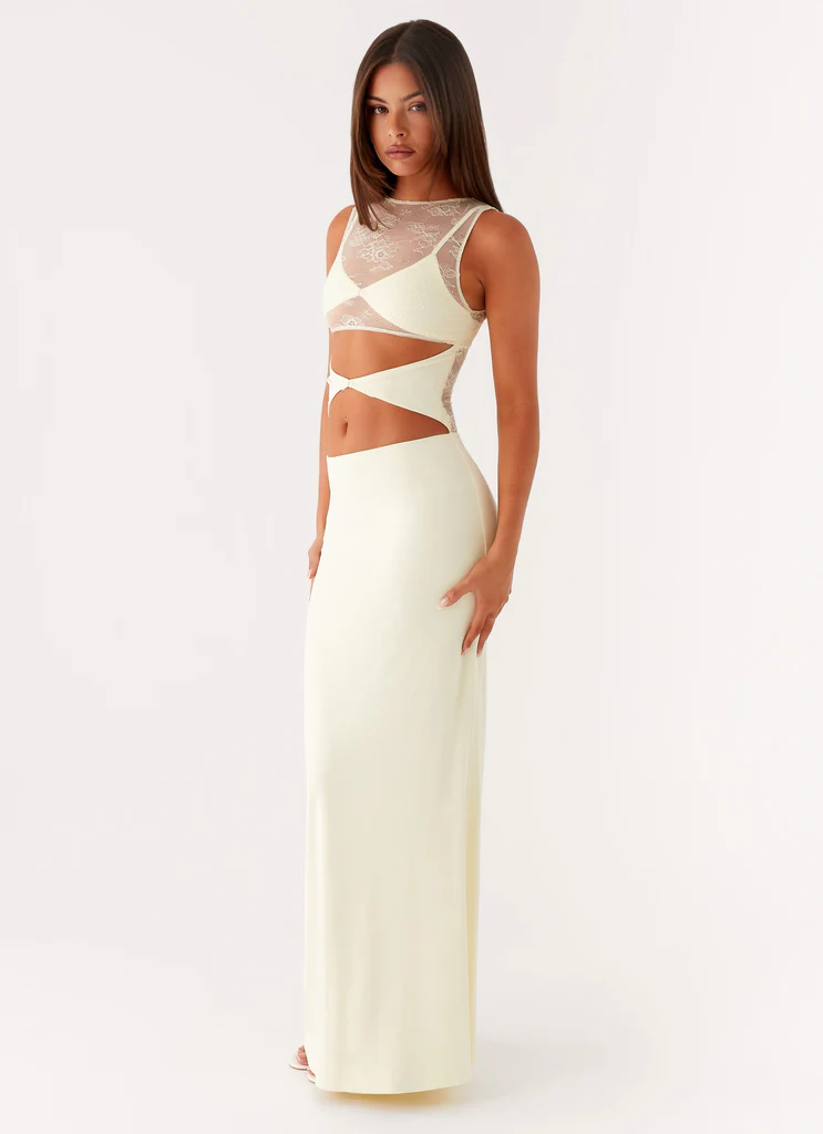 Robe Maxi Imperial – Jaune Robe Maxi Imperial - Jaune