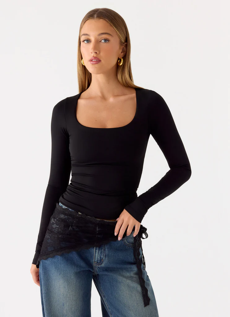 Écharpe en dentelle Sweet Thing - Noir