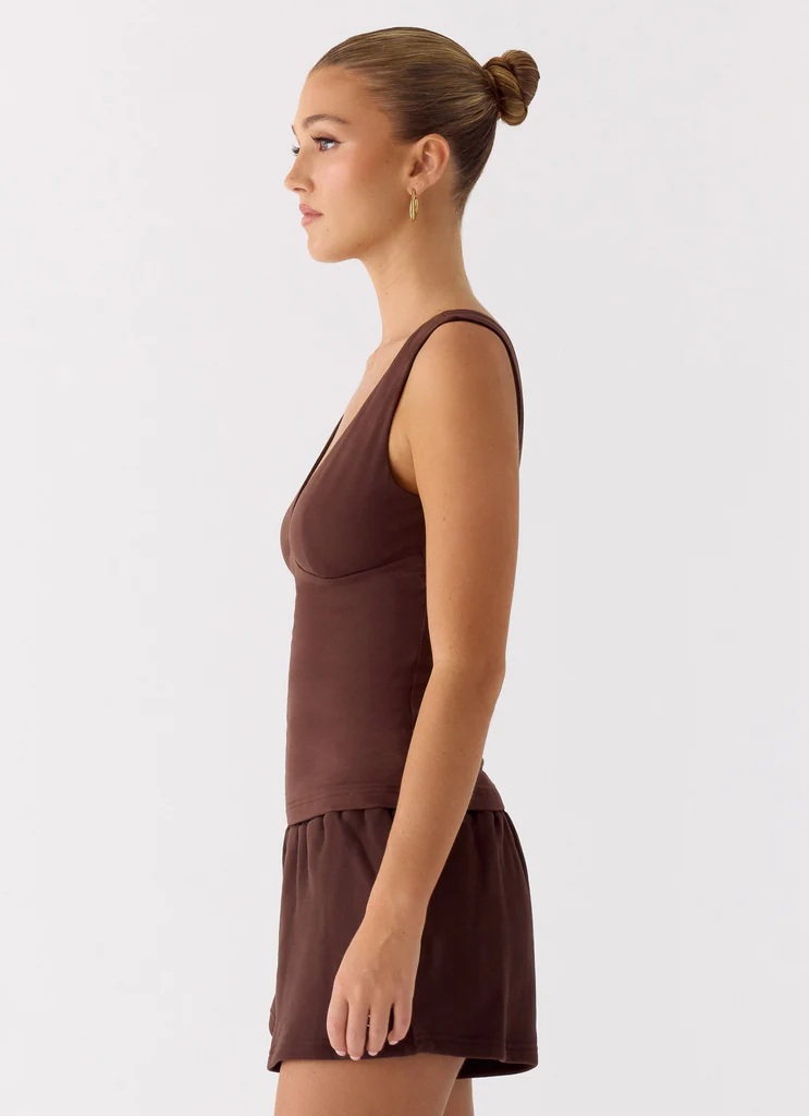 Haut Hard To Tame - Chocolat