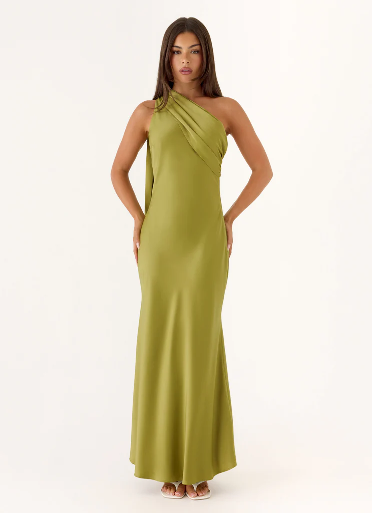 Robe Maxi Elena - Vert Fougère