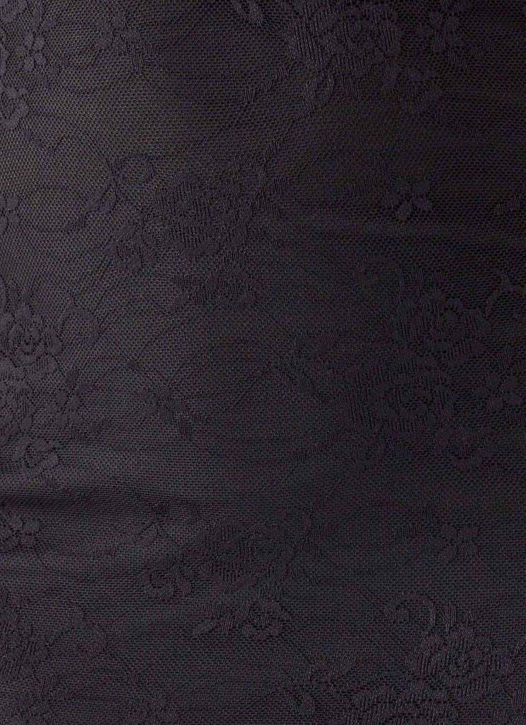 Robe maxi en dentelle Knowles - Noir