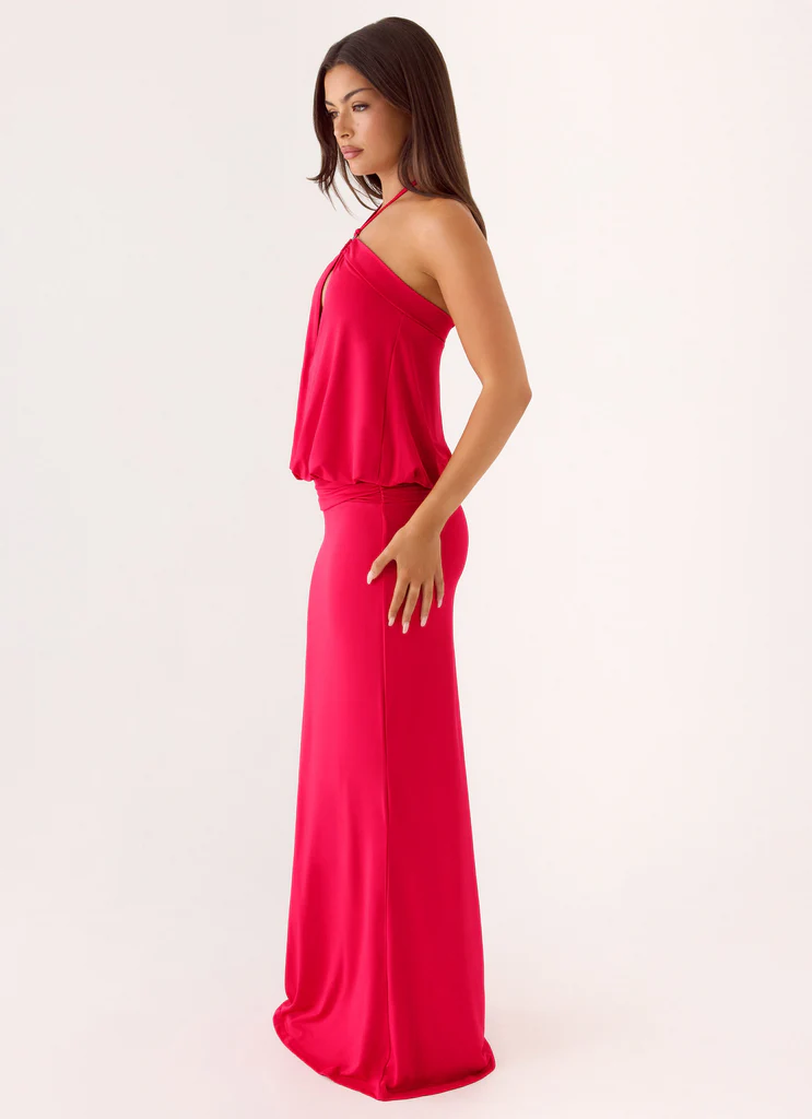 Robe Maxi Telling You - Rouge Magenta