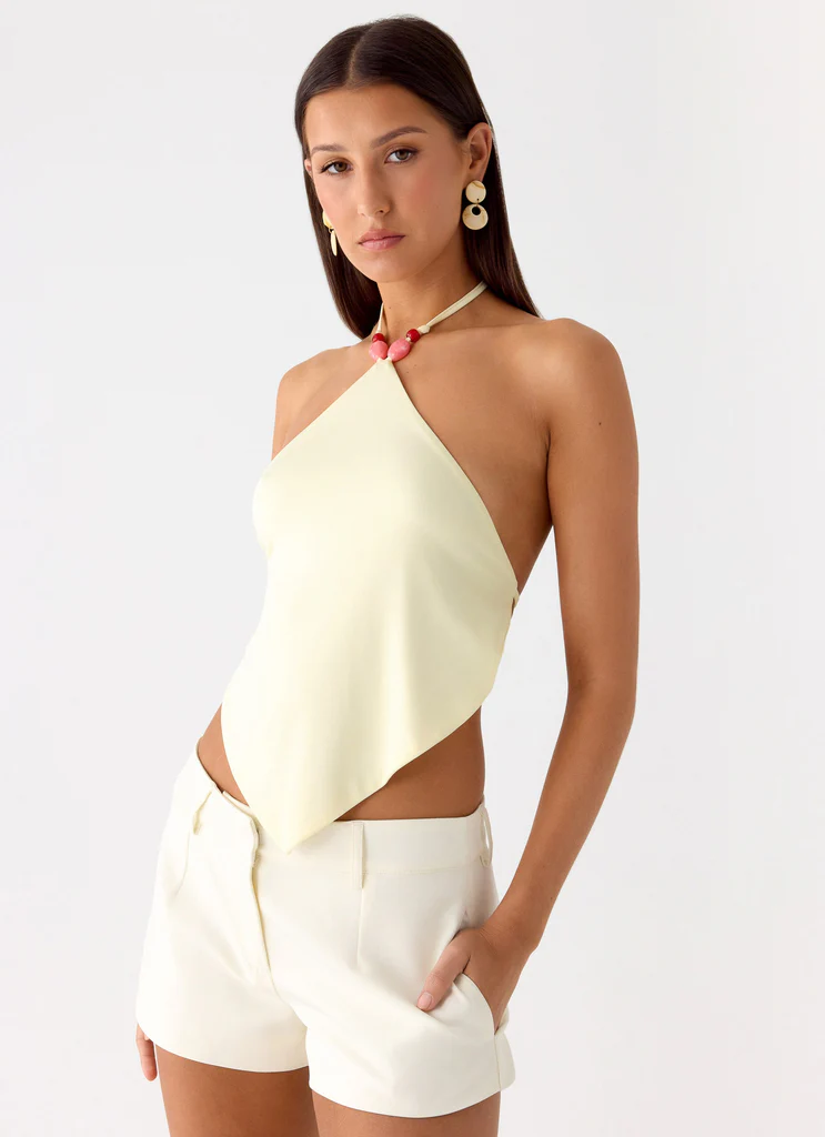 Halter Top Viona - Jaune