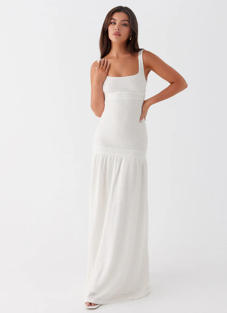 Robe Maxi Lyrical - Ivoire