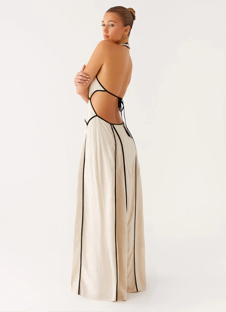 Robe Maxi Sonnet - Oatmeal
