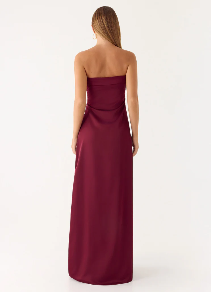 Robe Maxi Jiana - Merlot