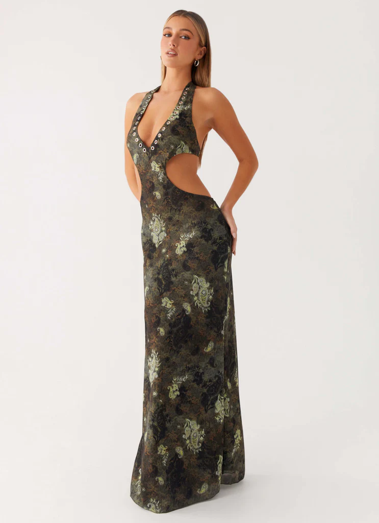 Robe Maxi Indra – Floral Cyber Robe Maxi Indra - Floral Cyber