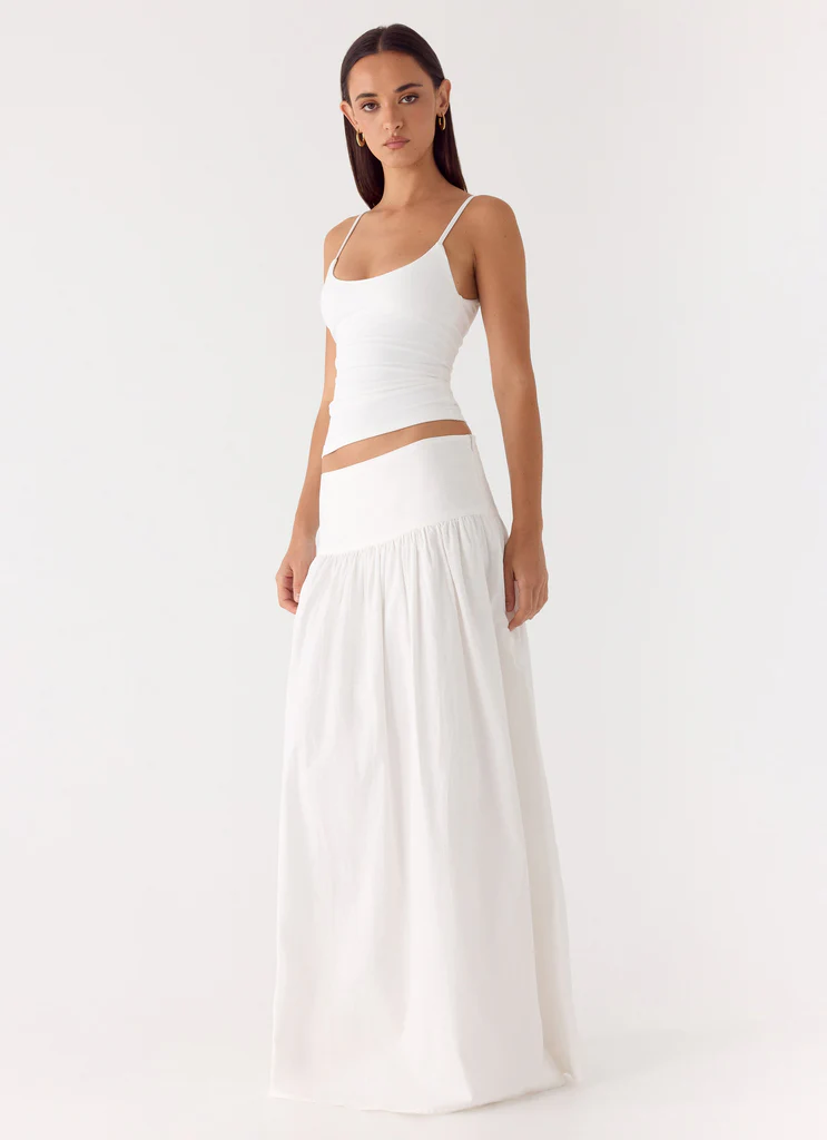 Jupe Maxi Jayne – Blanc Jupe Maxi Jayne - Blanc