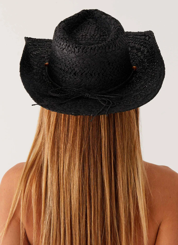 Chapeau de cow-boy Storm - Noir