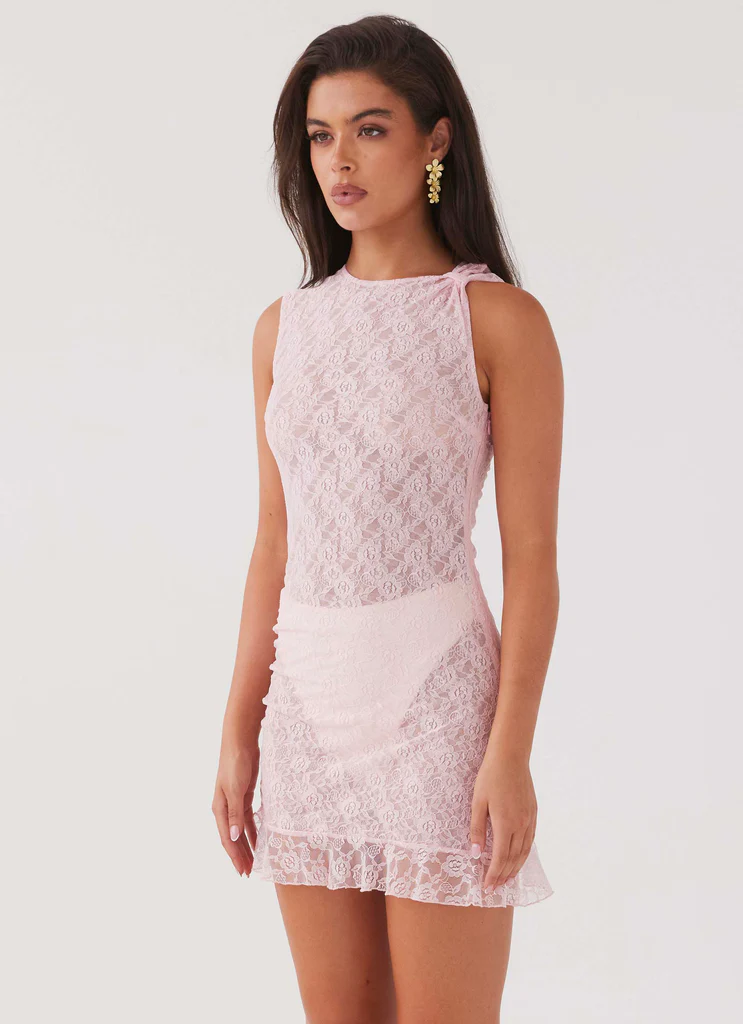 Robe Mini Ballerine - Rose Pêche