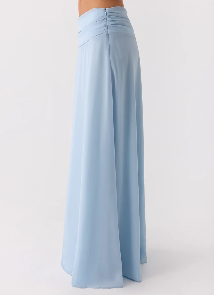 Jupe Maxi Natalya - Bleu Pâle