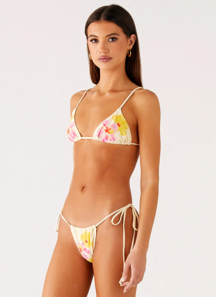 Bas de maillot Lissy – Fleurs jaunes Bas de maillot Lissy - Fleurs jaunes