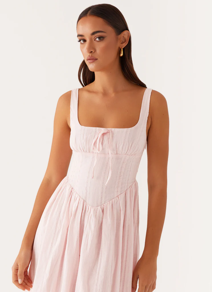 Robe Midi Pascuelle - Rose