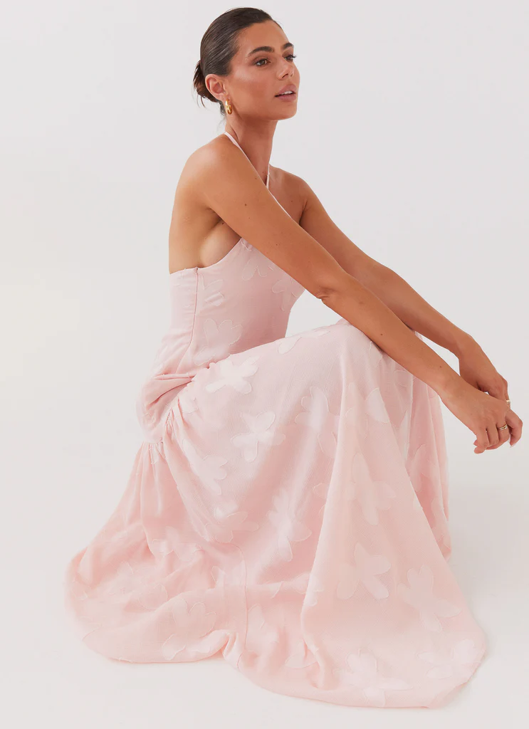 Robe maxi à décolleté en croix Blushed – Rose Pétale Robe maxi à décolleté en croix Blushed - Rose Pétale