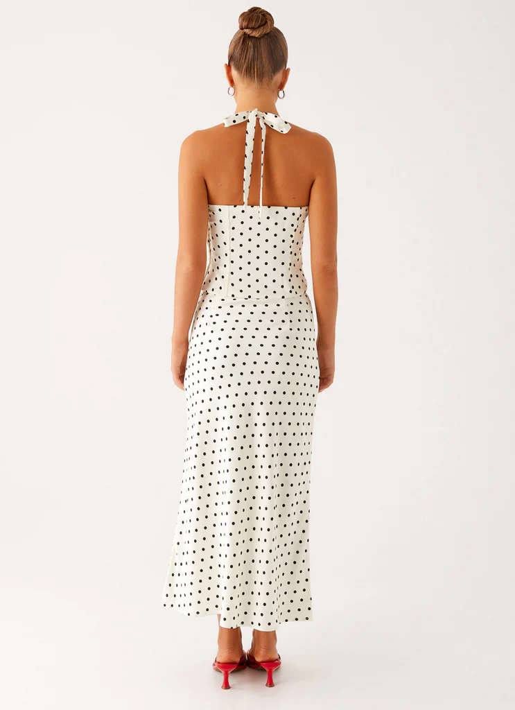 Jupe Midi Breanne – Rayures blanches Jupe Midi Breanne - Rayures blanches