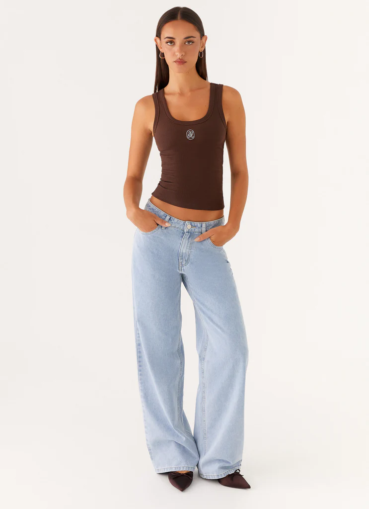 Jean Denim Keanna à Taille Basse – Ciel Jean Denim Keanna à Taille Basse - Ciel