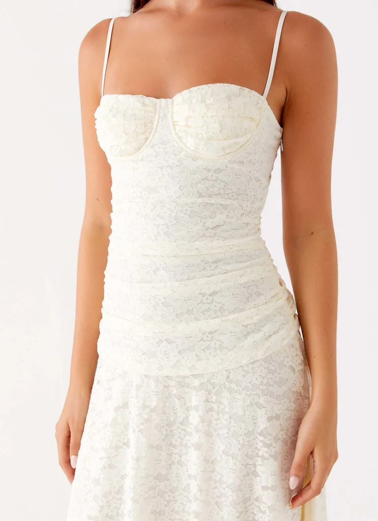 Robe Maxi Elsa - Ivoire
