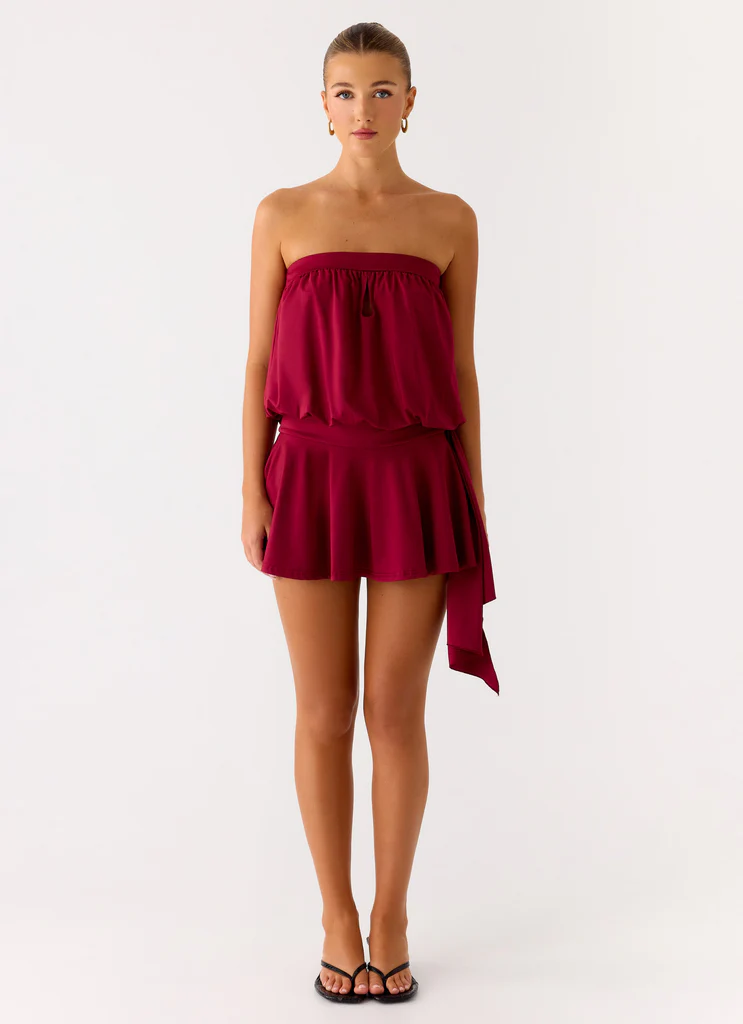 Robe Mini Forever Young - Cerise Foncé