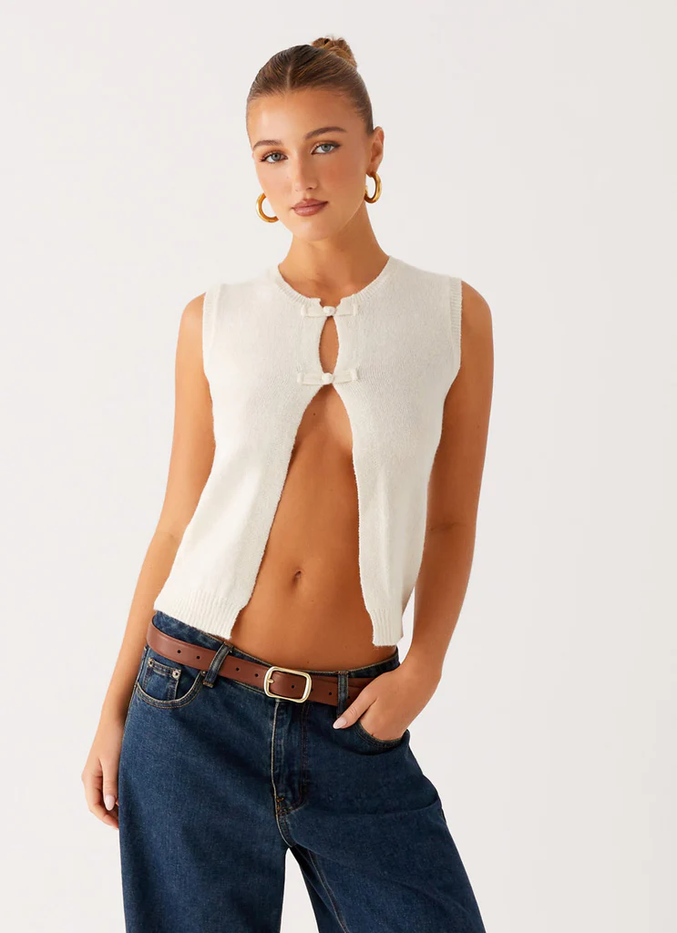 Maali Top en maille - Blanc