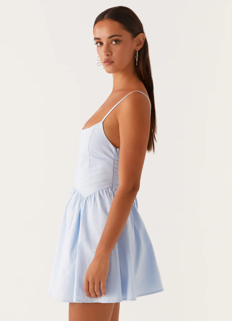 Robe Mini Tesoro Mio - Bleu Baby