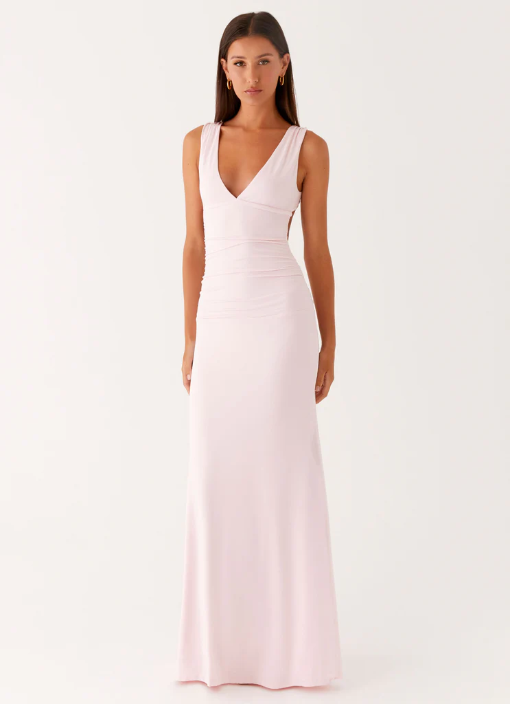 Robe Maxi Cherry Sky - Rose Pastel