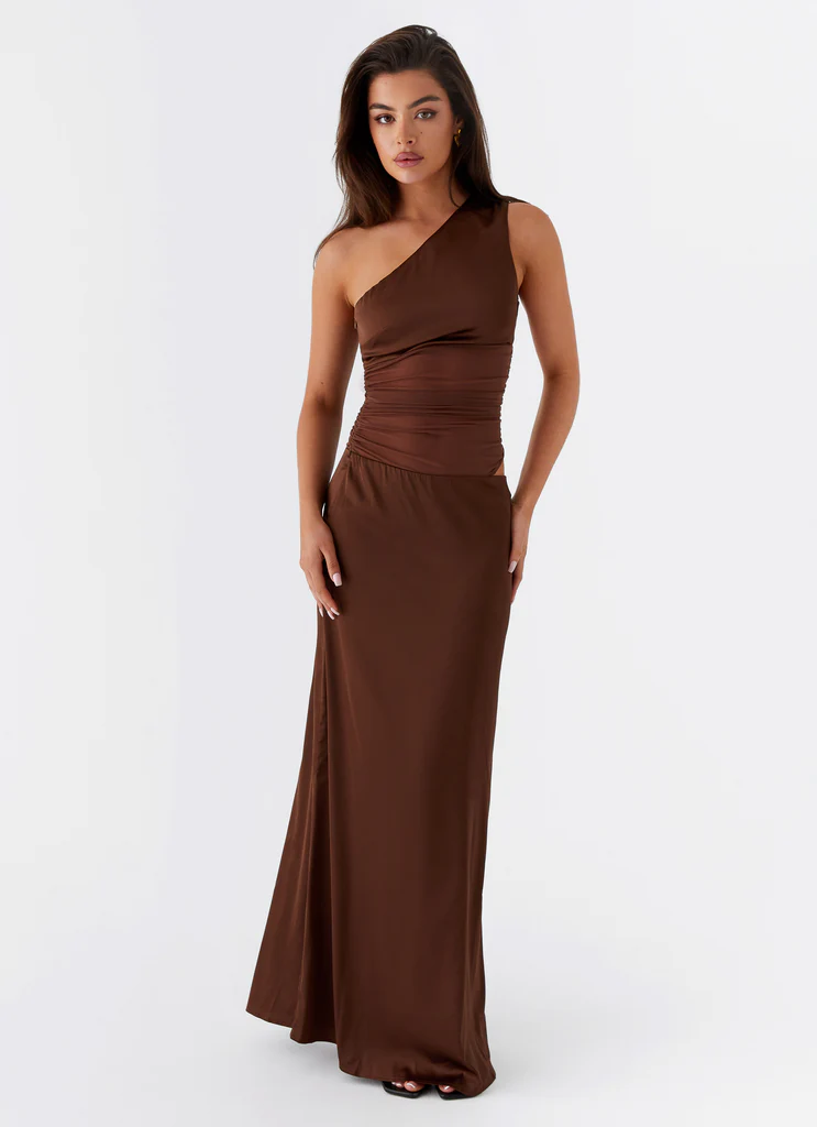Robe maxi Juliette - Chocolat