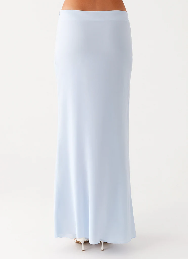 Jupe Maxi Chiffon Michaella - Bleu