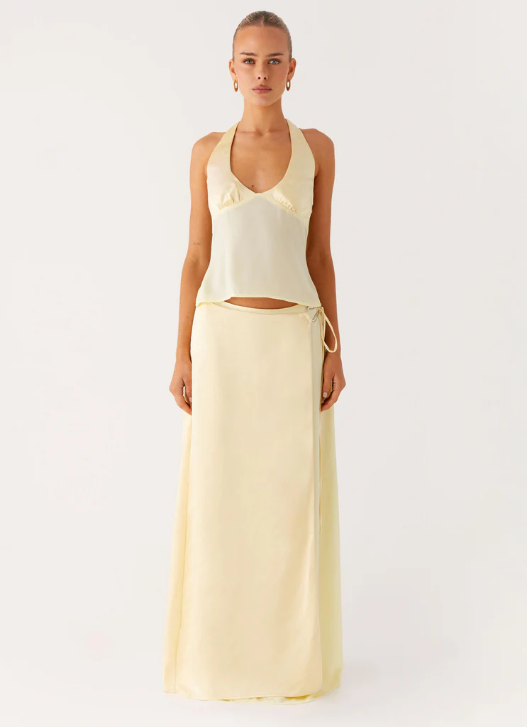 Jupe Maxi Pollie – Jaune Jupe Maxi Pollie - Jaune