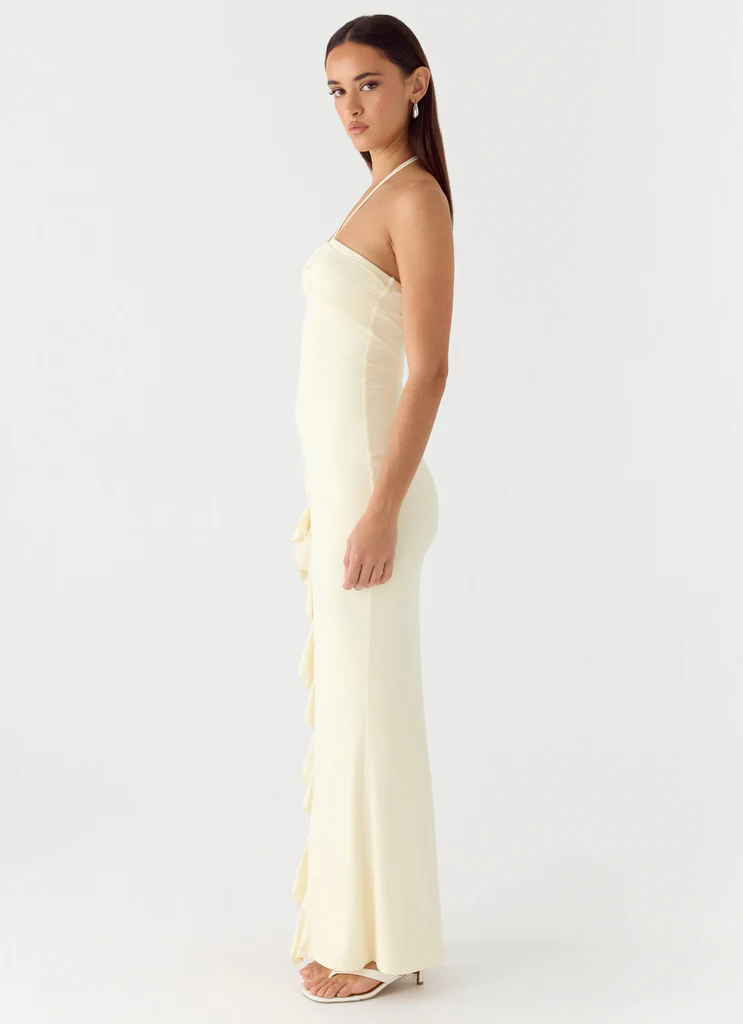 Robe Maxi Right Hand Girl - Jaune Citron