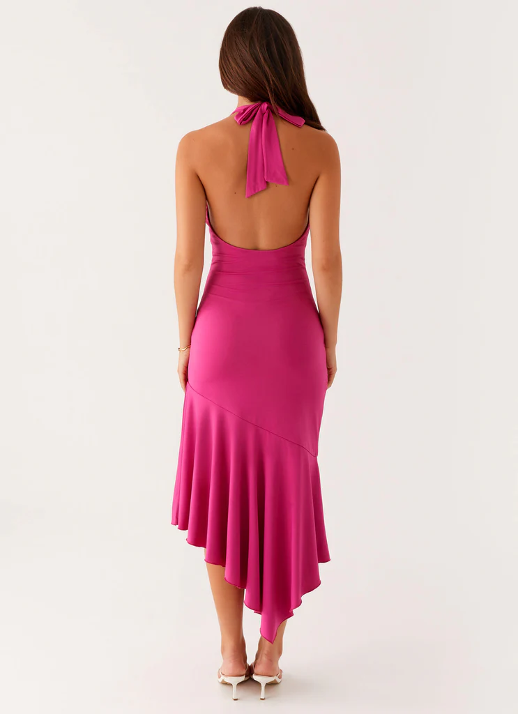 Robe Midi Perdita - Fuchsia