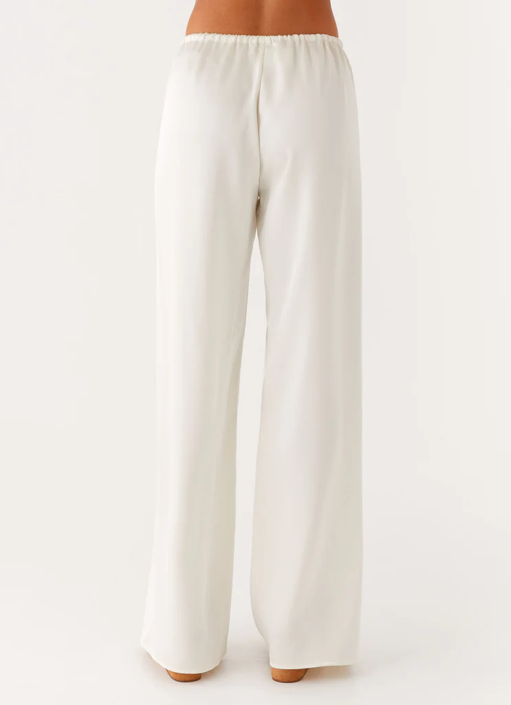 Pantalons Deacon à taille basse - Beurre