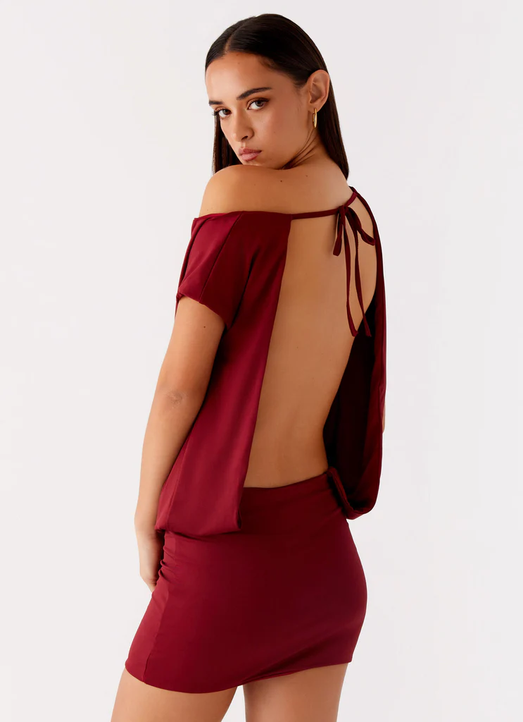 Robe Mini Paulie – Marron Robe Mini Paulie - Marron