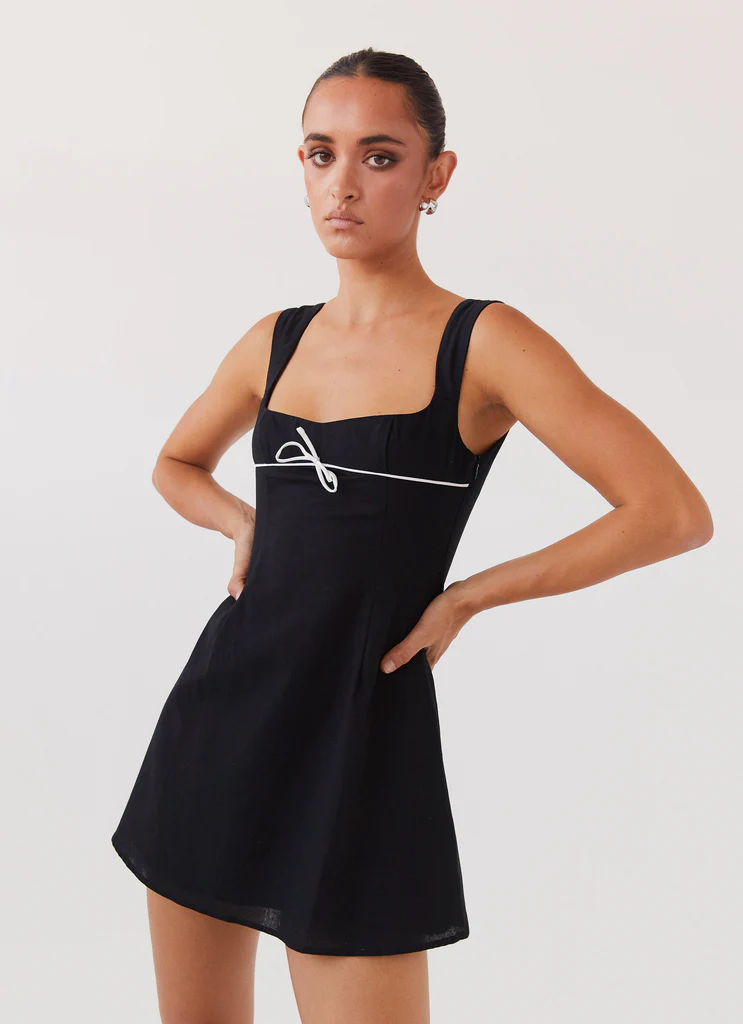 Robe Mini Cadence – Noir Robe Mini Cadence - Noir
