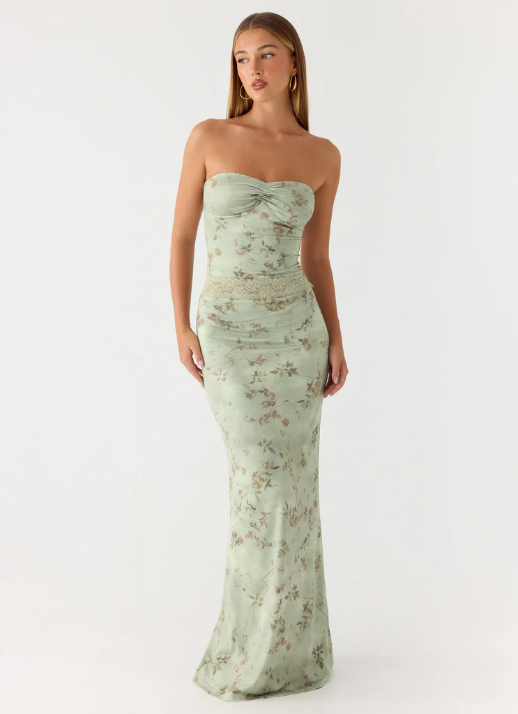 Robe Maxi Come Through - Fougère Léger