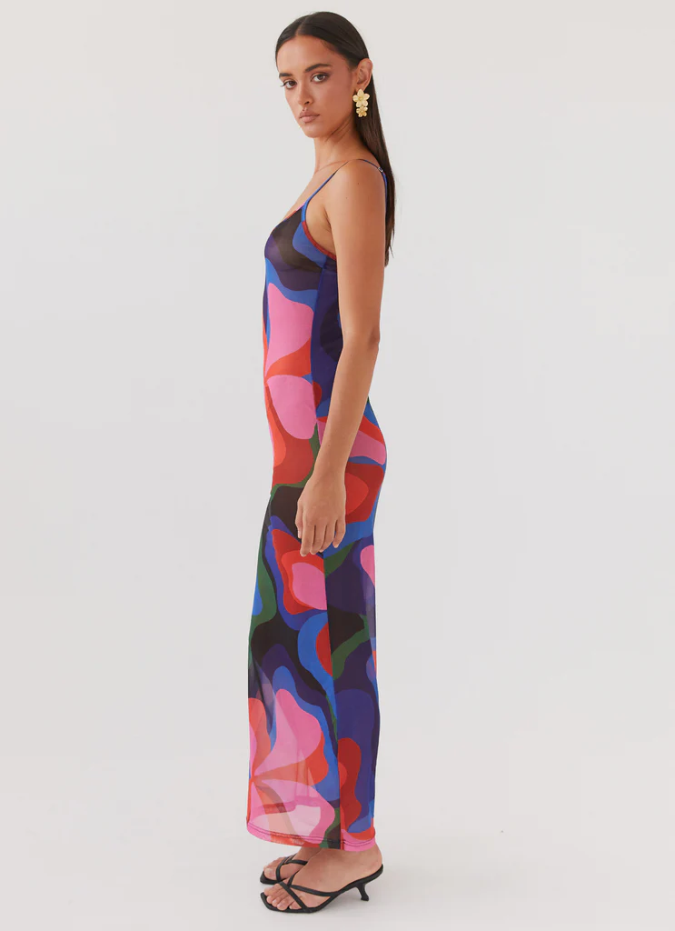 Robe maxi Love On The Run - Fantaisie florale