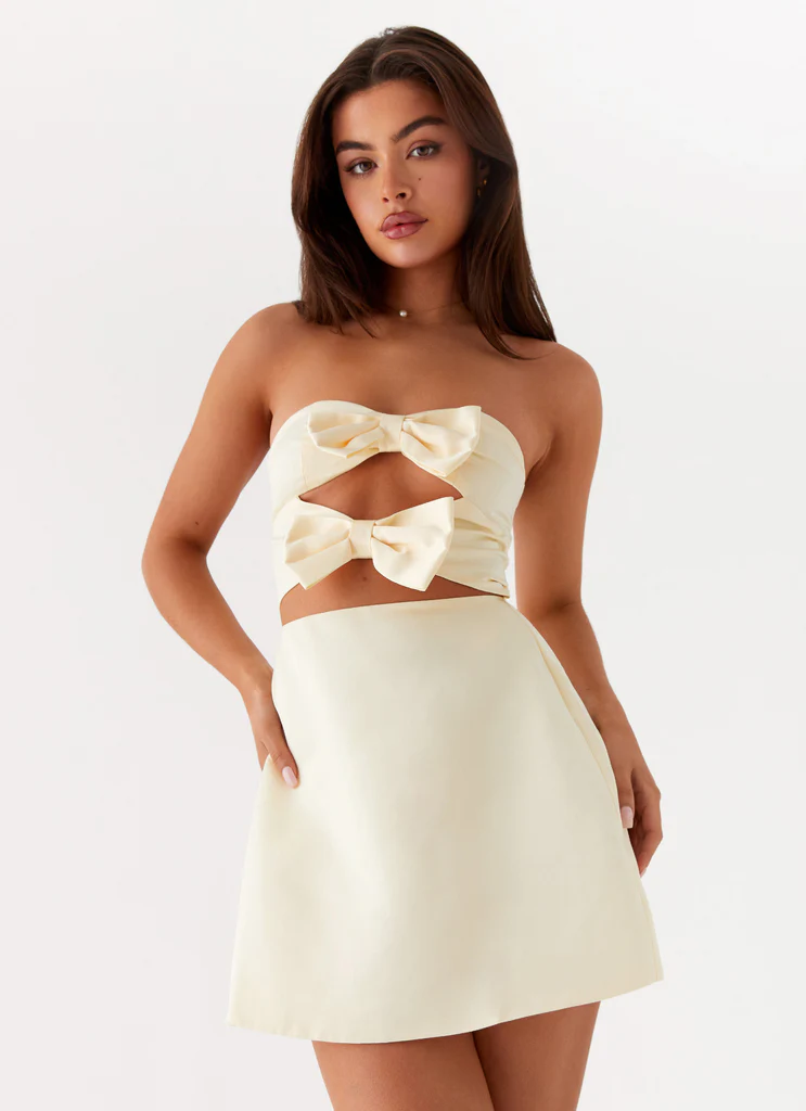 Robe Mini Bow Girl Crush - Citron