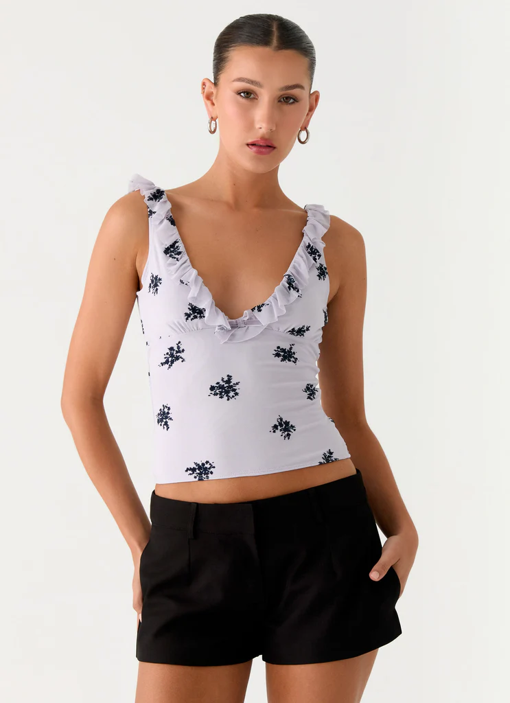 Top Cami Milena - Lilas