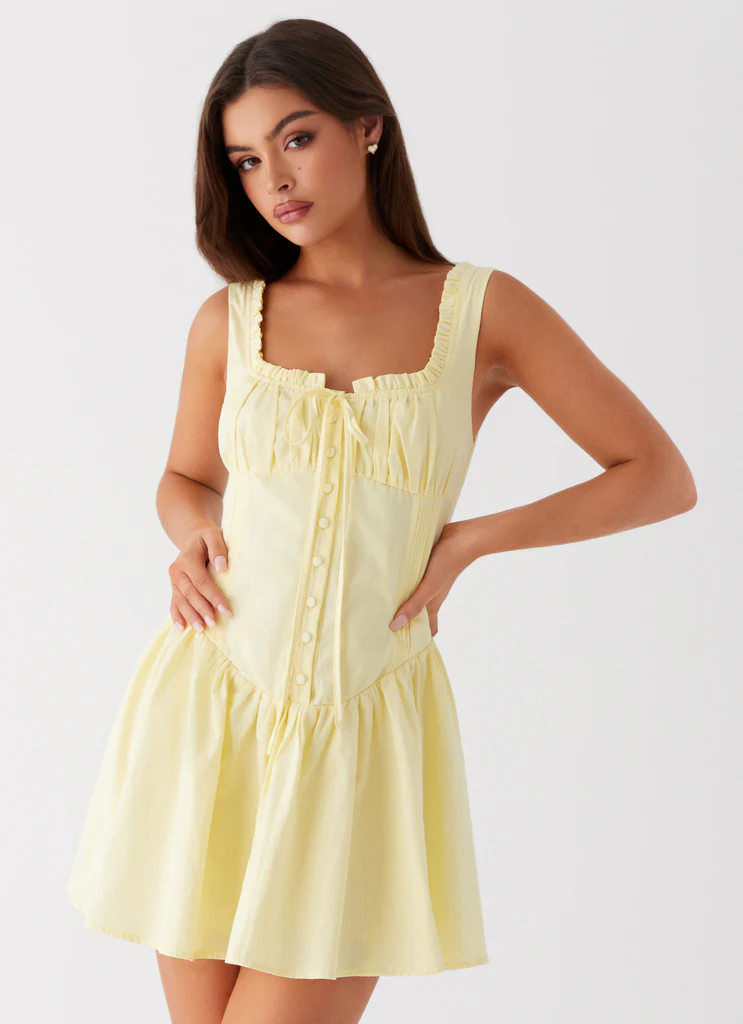Robe Mini Wren - Jaune