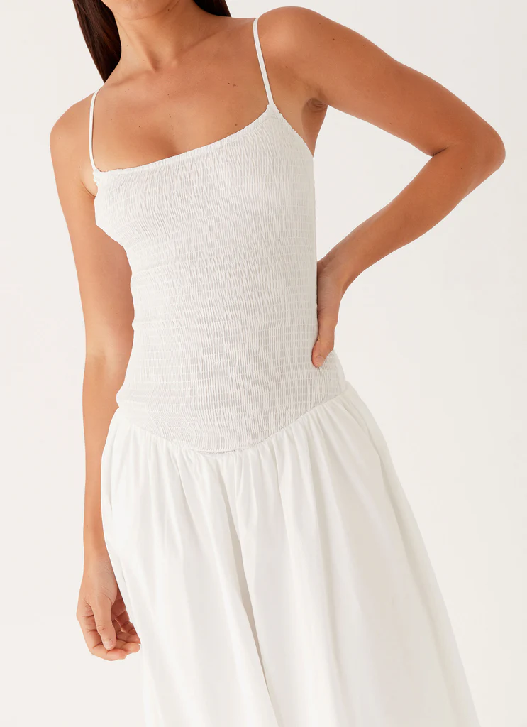 Robe Midi Natalyi - Blanc