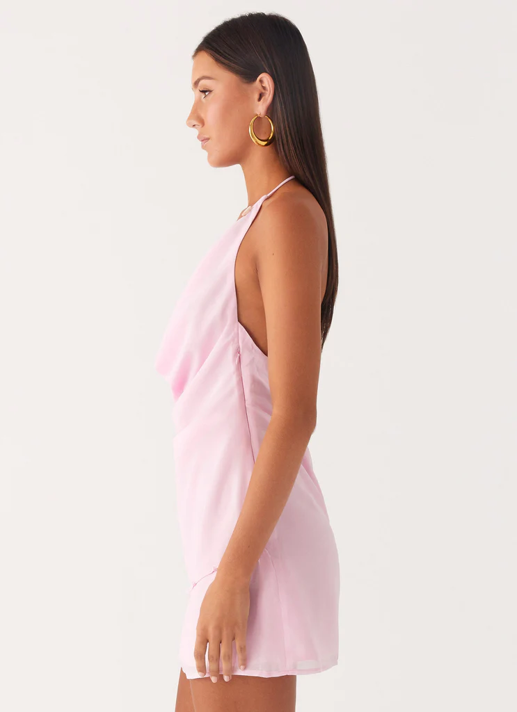 Just for Love Mini Dress - Rose Pâle